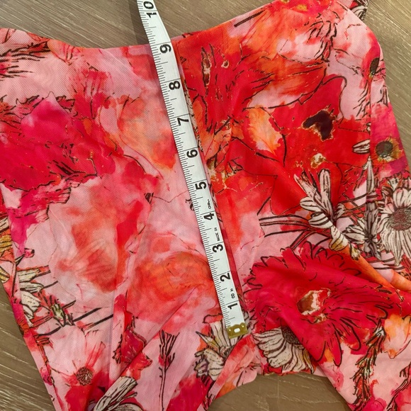 Tiger Mist Floral Sheer Flared Pants XS - Picture 4 of 11